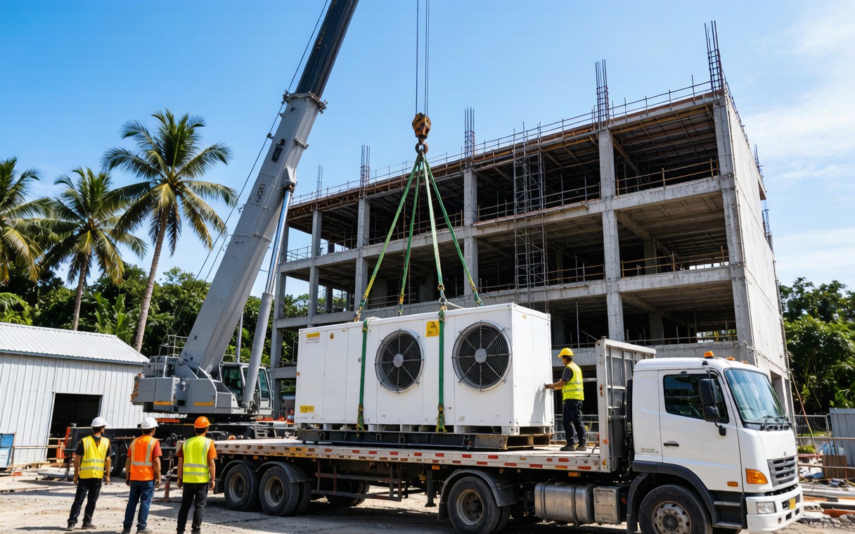 Thailand K2 project PTU integrated cooling module delivery