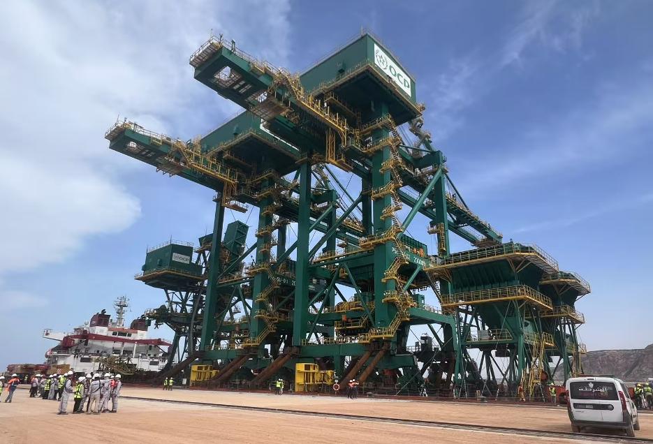 Morocco Safi port bulk handling system fire protection installation subcontract